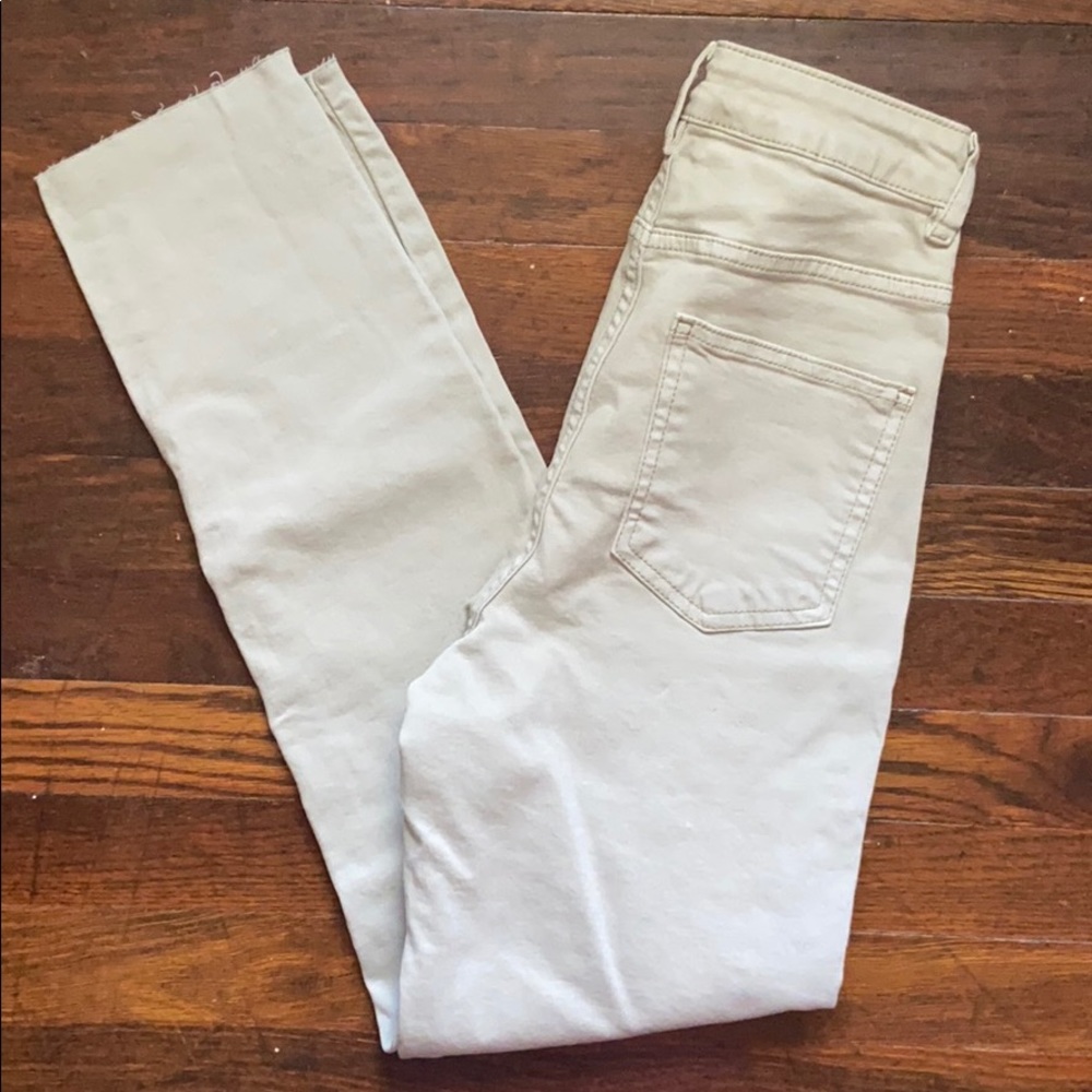 ASOS HIGH RISE SAGE MINT JEAN